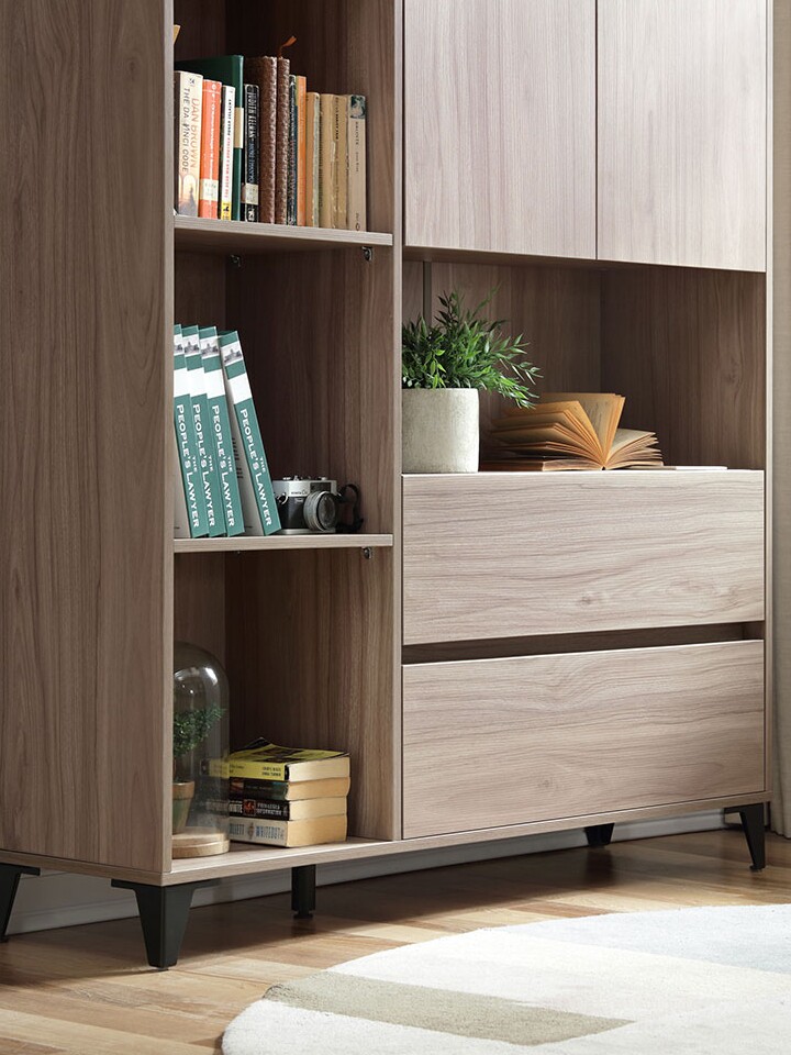 提高了我的使用幸福感~材质解析:这款书柜选