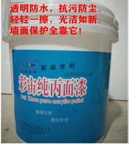 Transparent gloss cover paint cover light agent Cultural wall background wall brick surface waterproof painted rockery stone matte light