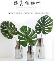 Birthday layout decoration supplies simulation turtle back leaves iron leaves