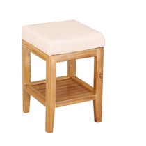 Wooden stool Dagong stool Nail stool Beauty stool Barber shop chair Hair stool Rotating lifting round stool Hair salon wooden stool