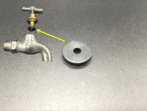Old cast iron faucet accessories spool 4 minutes 6 minutes slow open faucet rubber pad rotary switch sealing gasket rubber ring