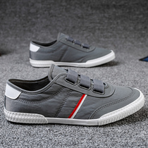 A foot pedal sailor cloth shoes men 2020 spring Korean version trendy sports casual shoes mens breathable cloth shoes 100 hitchhiking shoes