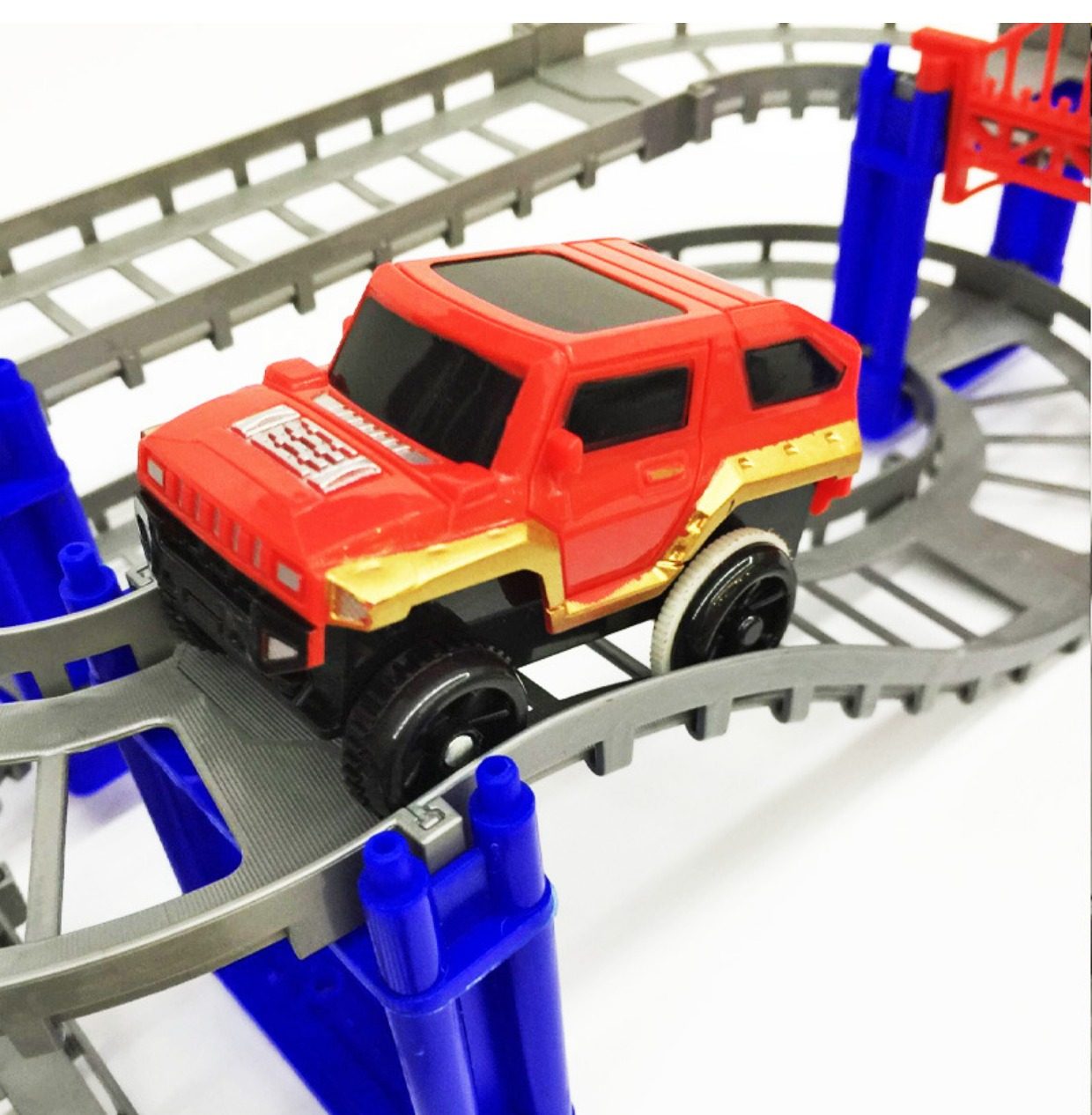 轨道玩具套装配件小车小汽车男孩女孩电动赛车迷你车轨道车配套车_7折