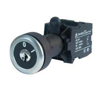 Shanghai 30mm two - step key switch LA423Y2P - 11 flat two - bit selection switch open and close