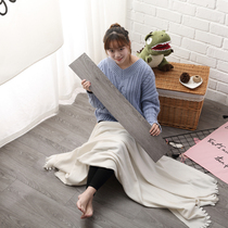 Gray wood grain self-adhesive PVC stone plastic floor sticker European and American simple style clothing coffee shop household bedroom