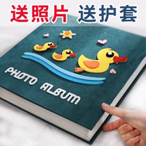 A photo album home-made large-capacity baby child grows 5 inch album 6 inch commemorative book 5 inch 6 inch