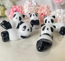 Minima creative cute ceramic mini panda small flower darling little swing piece tea favorite Landscape Cake Flower Pot decorations