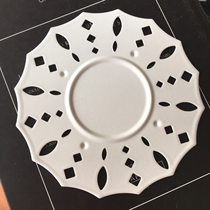 Nordic Simplicity Joins Style Day Style Metal Hollowed-out Decoration Thermal Insulation Small Cups Cushion Cup Tofu Tea Dau Tray