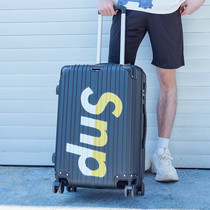 Suitcase Guy Sturdy Durable Large Capacity Student Case Travel Password Box Fashion Trendy Leather Case Pull Rod box