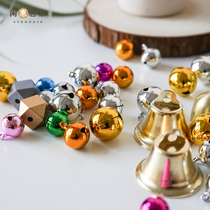 Leisure Hui home handmade diy Christmas decorations accessories Gold copper bell clang metal touch bell Shake sound Elk bell