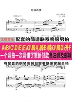 Moon full west building B down BA down a down g up FED down d up c down CC positive spectrum staff