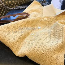 Brand Fold Discount Store Mall Special Cabinet Withdrawal Cabinet Womens Tail Stock Clear Barn Method Hook Flowers and thin knitted blouse Women