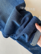 Brand Fold Discount Store Mall Withdrawal Womens Foreign Trade Cut Mark 202200 Hitch Khalan Jeans Tapered Little Leggings Woman