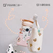 Stroller Bear Storage Bag Mummy Bag Korean Simple Embroidery Hand Bag Going Out Portable Large Capacity Handbag