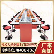 Rotating small hot pot equipment full commercial buffet table spicy hot pot
