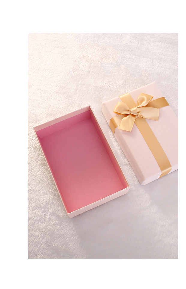 木生花装口红礼物盒子少女心粉色绒布包装创意唇膏香水ins礼品盒