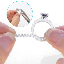 Ring protection Transparent sleeve Ring transparent tube change ring ring ring big change small adjustment line artifact fixed