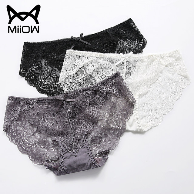 Cat 3 female underwear transparent lace sexy low-cut models hot girls briefs thin section gauze cotton crotch Cat 3 female underwear transparent lace sexy low-cut models hot girls briefs thin section gauze cotton crotch