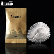 Disposable Bath Cap Handy Gold Dress Kraft Paper Bagged With Bath Cap Waterproof Guesthouse Hotel Travel Disposables