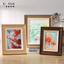 Hong Kong-Vietnam crayon heavy color oil painting stick picture frame framed cardboard photo frame set-up for kindergarten childrens birthday gifts