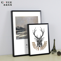 Narrow thin edge aluminum alloy picture frame Simple poster frame sketch 4 create an Italian photo frame hanging wall photo advertising frame