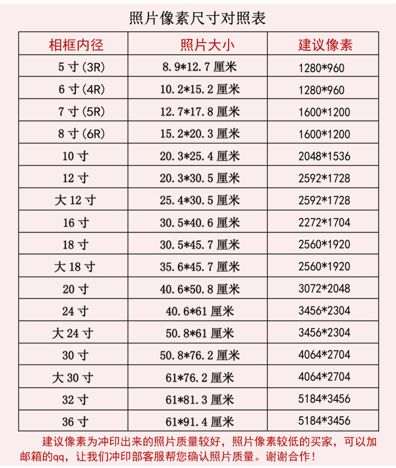 乐凯优质相纸照片冲印12寸16寸20寸24寸30寸仅配相框销售包邮
