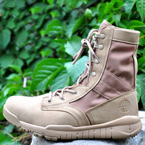 Mens outdoor ultra-light breathable tactical boots Jungle training mens high-top summer sand color black casual shoes boots team boots