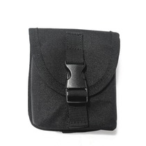 Outdoor military fans pendant mobile phone bag welcome change hanging bag multi-function tactical small pocket key bag Black