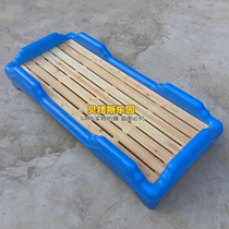 Big windmill baby bed kindergarten special bed plastic lunch bed lunch break blue bed foldable single sleeping bed