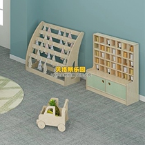 Solid Wood Birch multi-layer towel rack mouth cup holder tea cup storage rack early education kindergarten childrens mouth Cup towel rack