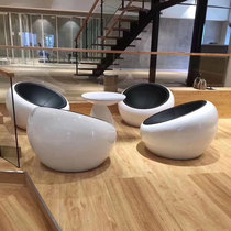 Creative negotiation sofa coffee table reception table and chair combination shop Hall customer rest area round sofa chair
