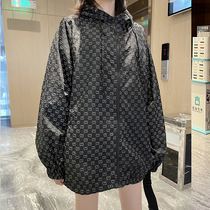 European spring and summer sunscreen clothes female Korean students 2021 New UV protection jacket loose thin jacket cardigan