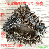 Wild sea cucumber dried goods 50 grams of Russian dried feet light dried big red ginseng 6 rows of thorn ginseng seafood aquatic products Four islands in the north