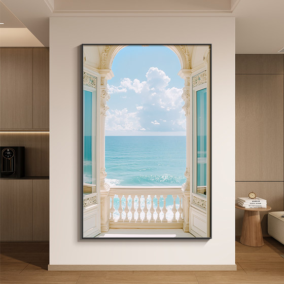 Modern simple fake windows sea landscape decoration painting space extension bedroom hanging painting sofa background wall floor painting
Modern simple fake windows sea landscape decoration painting space extension bedroom hanging painting sofa background wall floor painting