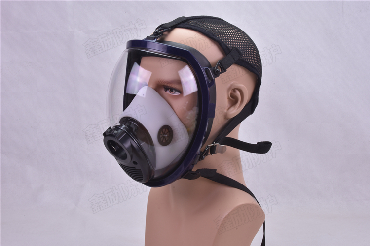 正压式空气呼吸器配件面罩半球形全面具防毒防尘面具空呼面具主体