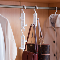 Japan Import Suspended Bag Containing Seminator Door Rear Hanging Wall Multilayer Hanging Bag Dorm Room Wardrobe Release Package Containing Shelf