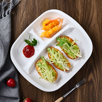 Japan imports 211 Dinner Plate Slimy 3-g Meal Plate Plastic Household Day Style Baby Breakfast Divided cutlery