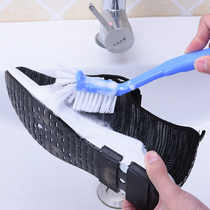 Japan AISEN no dead angle shoe brush Multi-function double brush head shoe brush Canvas shoe cleaning brush Inside shoe wipe
