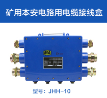 Junction box JHH-10 for mine intrinsic safety circuit (A)50 pair 100 pair explosion proof telephone junction box 60V
