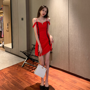 2020 summer new fashion sexy suspender dress