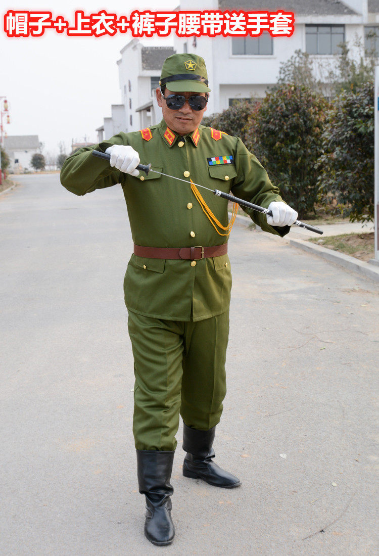 影视摄影道具日军军装演出服鬼子兵鬼子军官表演服装汉奸伪军服装