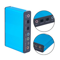 USB5 1 sound card external independent fiber amplifier speaker Rambler notebook surround DTS5 1 Home Theater