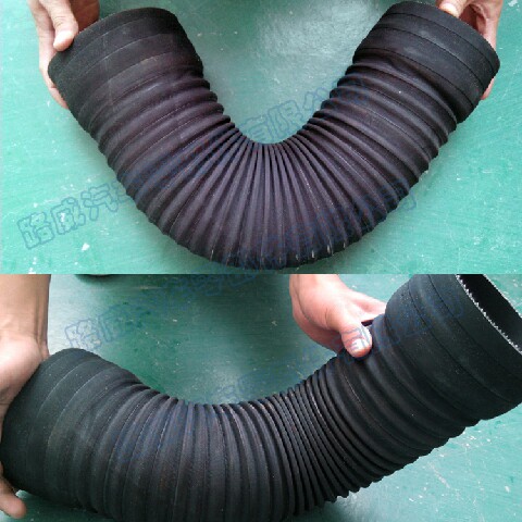 汽车空滤器进气管钢丝波纹橡胶管蛇纹管三元乙丙内径60至85mm