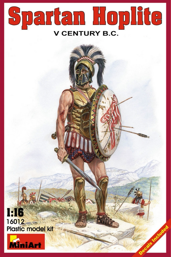铸造世界 miniart 16012 斯巴达的hoplite 公元前五世纪 1/16_7折现价