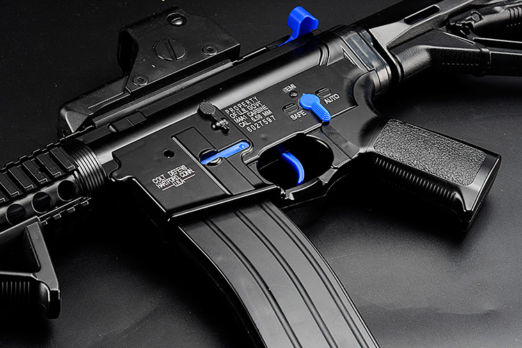 锦明浩威m4水弹枪金属贴纸斯泰迪五代下供弹金属字贴枪身字帖