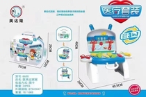 Childrens house toy backpack simulation kitchen medical kit set boys and girls 3-6 birthday gift