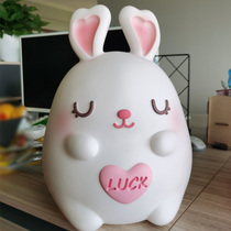 Rabbit Super Large Deposit Money Pot Large Capacity Anti-Fall Adults Use Girls Giant Large Girl Boy Savings