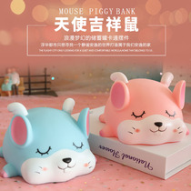 Cute Cartoon Zodiac Zodiac Rat Deposit Pot Creative Children Anti-Fall Savings Jar Boy Girl Birthday Present