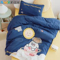 Childrens kindergarten quilted with three sets of pure cotton frosted baby small quilt baby nap quilt with core six pieces