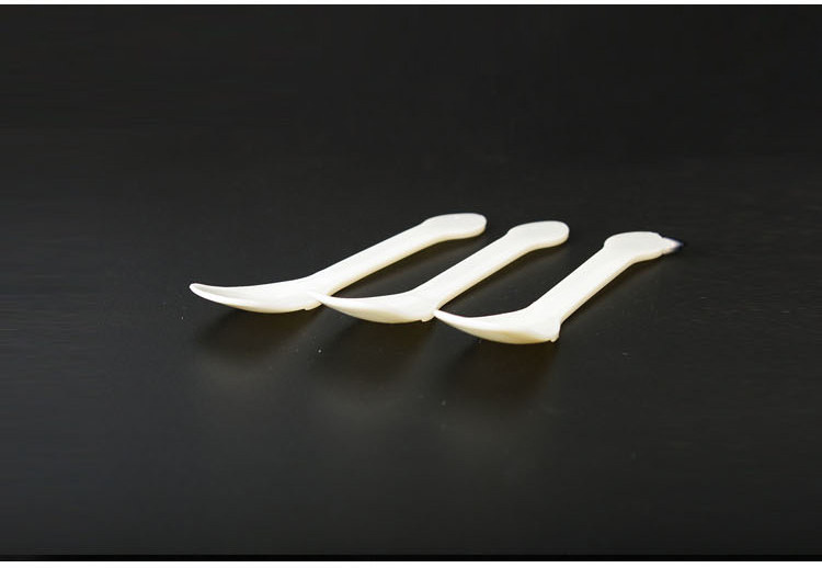 纸平头勺子一次性雪糕勺冰淇淋勺管家一次性可选塑料 包装一百只1